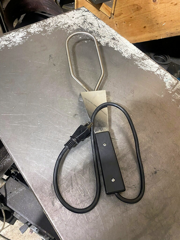 Quick ultrasonic cleaner heating element