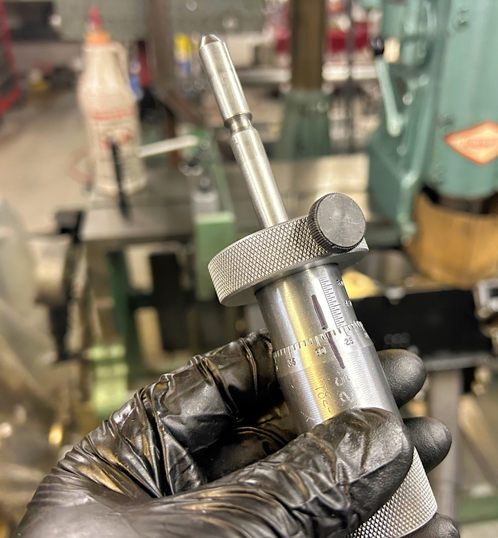 Marking a Micrmeter for Quick Reference and Repeatability