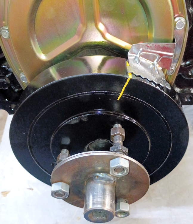 202512 – balancer groove Marking Both Rings of Balancer to Spot Failure