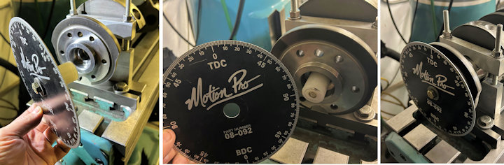 202604 – degree wheel Rear Degree Wheel Adapter for Crankshafts