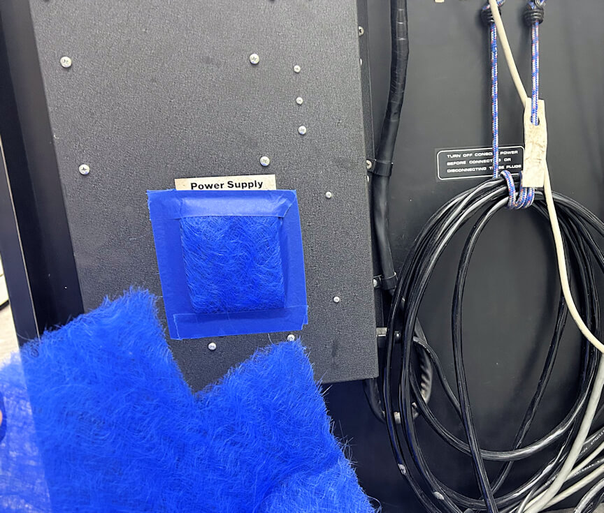 Electronic Machinery Cooling Fan Filter Replacement